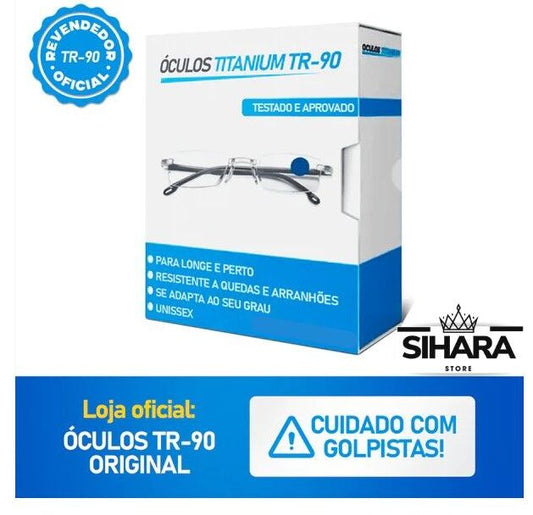 Óculos TR-90 PREMIUM TitaniumGLASS [PAGUE 1 LEVE 2]