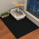 Cat Litter Mat 2-Layer Design Premium Sand Trapping Technology Waterproof Base Non-Slip Pet Floor Protector for Indoor Kittens